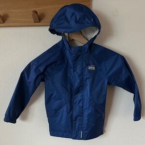 REI Kids Blue Rain Jacket